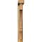 Ekena Millwork Balboa Block Rough Sawn Bracket w/ Offset Brace, Western Red Cedar, 4"W x 18"D x 30"H BKT0402X18X30BOA05RWR - alternate 2